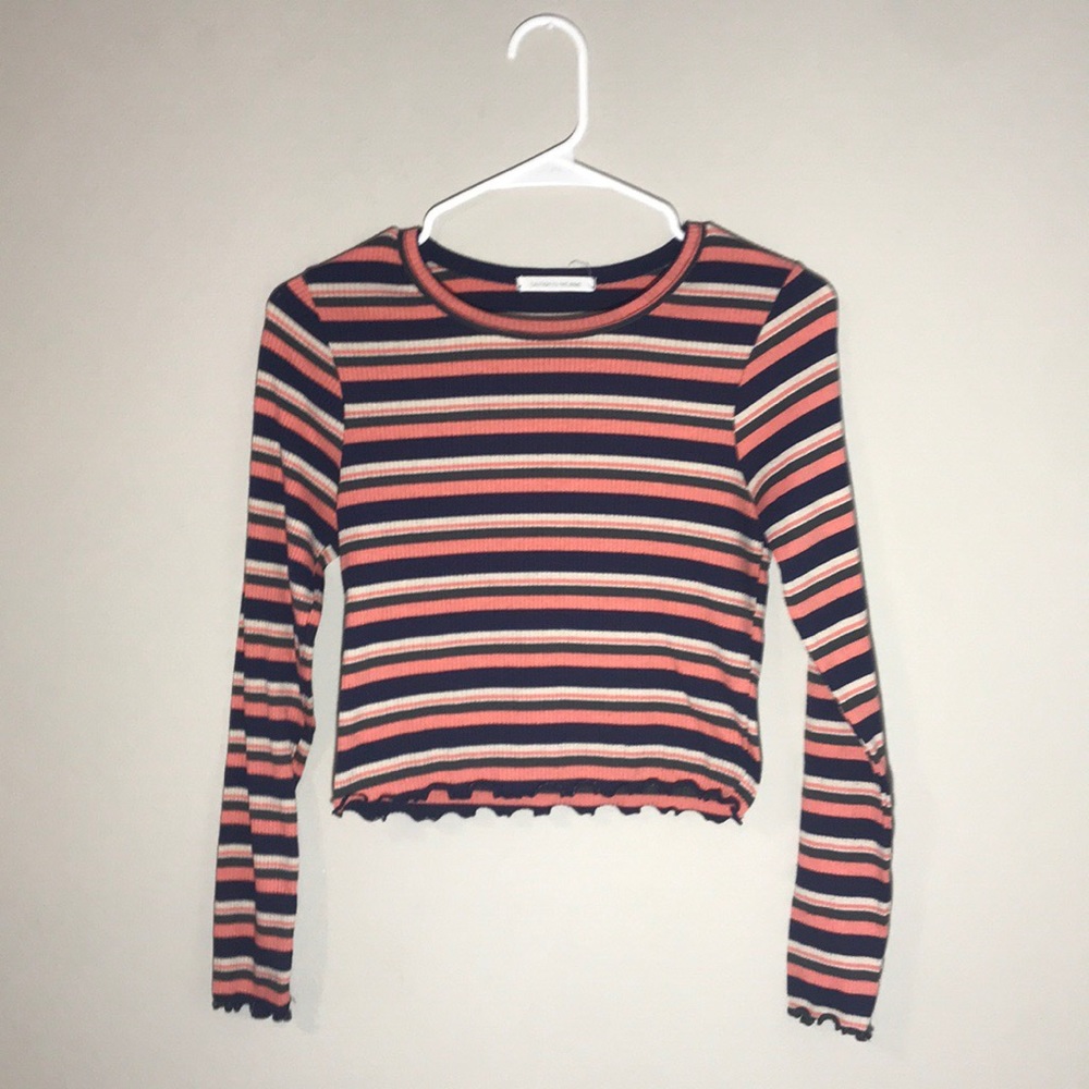 Caution The Wind: Shirt ,Long Sleeve, Crop Top